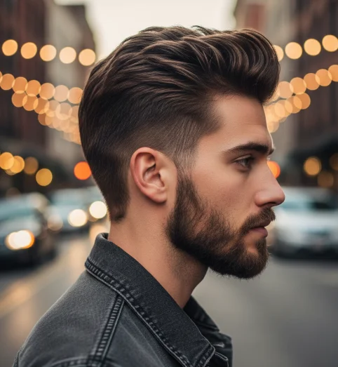 burst fade mullet