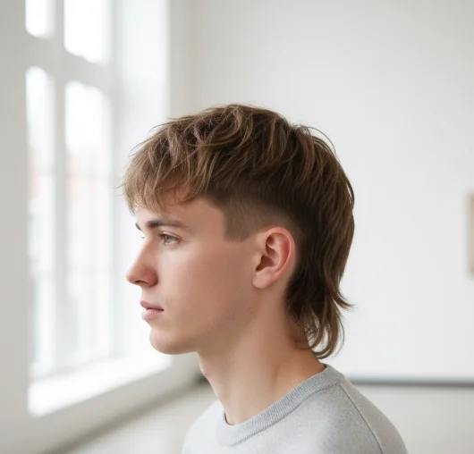 fine hair moderen mullet