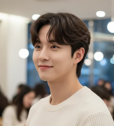 soft Korean Mullet