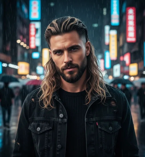 middle part drop fade