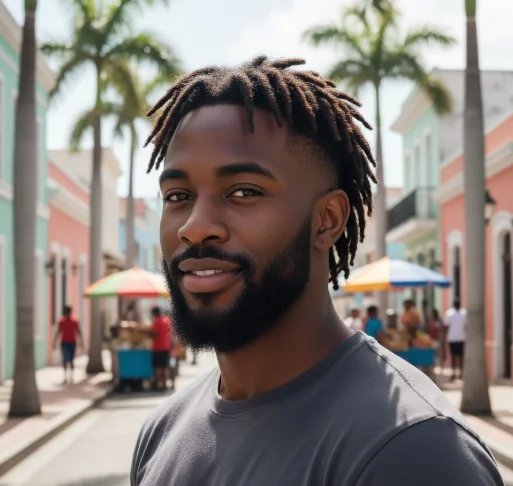 short dreadlock mullet